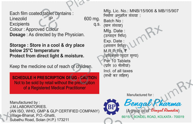 BP Lin 600mg Tablet 10s