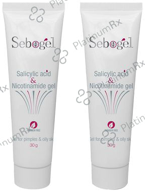 Sebogel Salicylic Acid & Nicotinamide Gel (30gm Each) 2 Tube