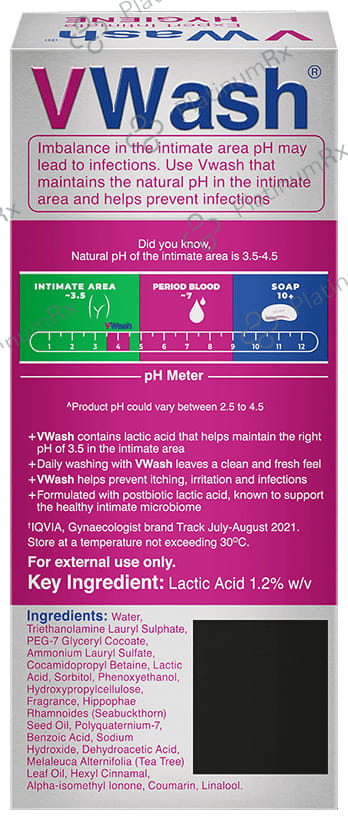 VWash Expert Intimate Hygiene Liquid 100ml