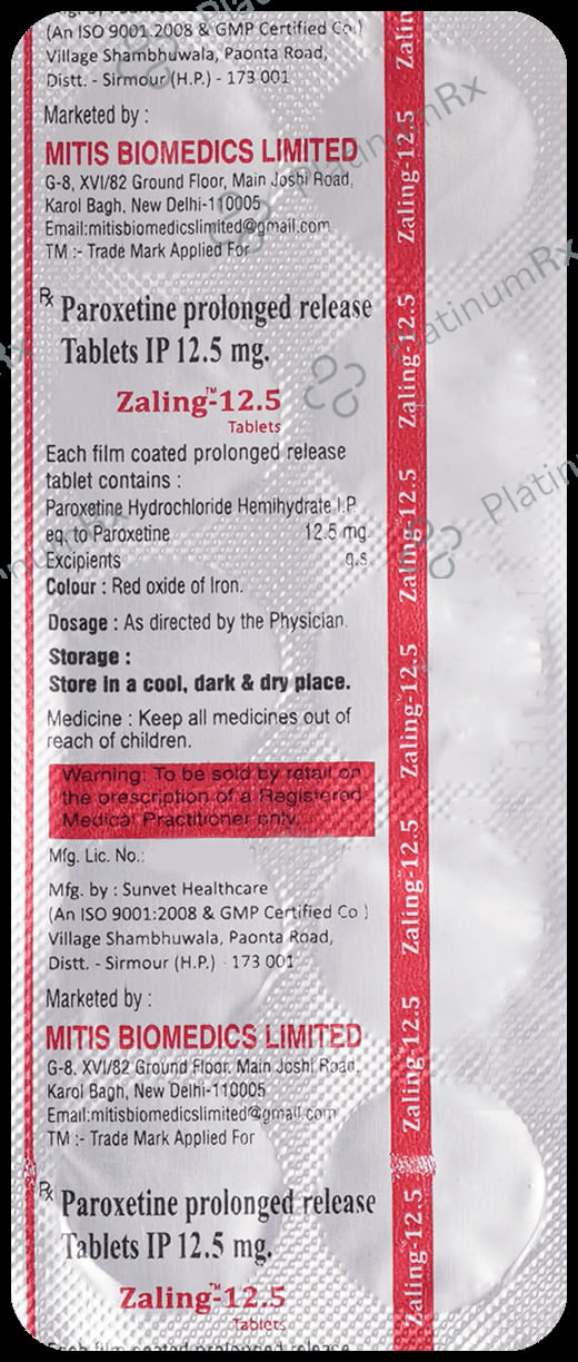 Zaling 12.5mg Tablet