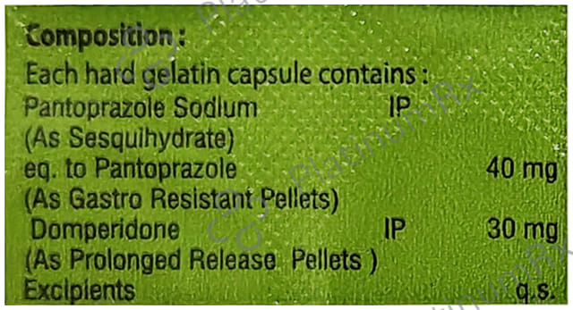 Pandart D 30mg/40mg Capsule SR