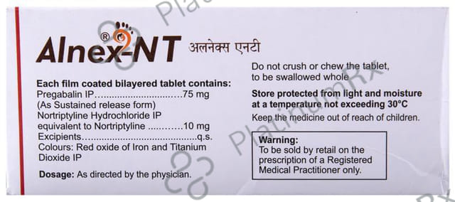 Alnex NT 75/10mg Tablet 10s