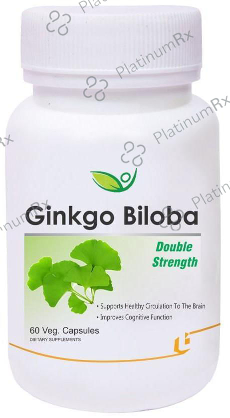 Biotrex Ginkgo Biloba Double Strength Veg Capsule