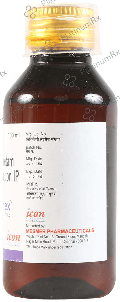 Levemex 500mg Syrup 100ml
