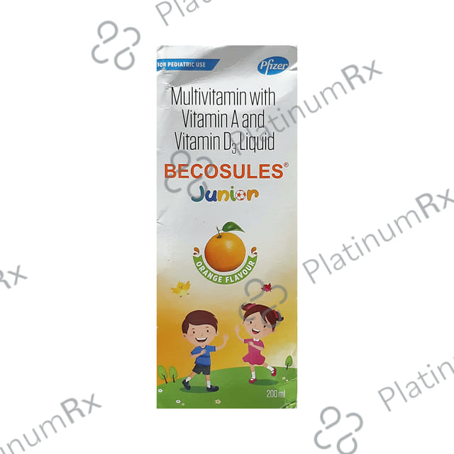 Becosules Junior Orange Flavour Syrup 200ml