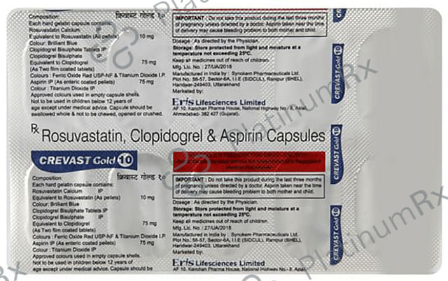 Crevast Gold 10 Capsule 10 Capsule