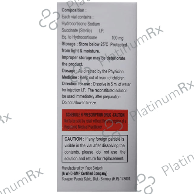 Ortzo HC 100mg Injection 1s