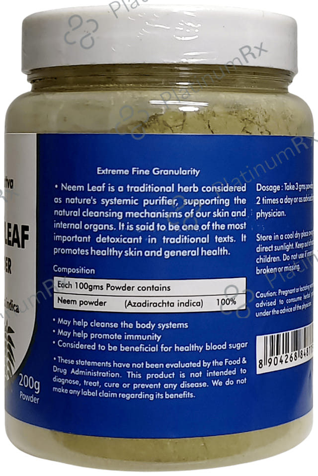 Ved Tattva Organic Neem Azadirachta Indica Powder
