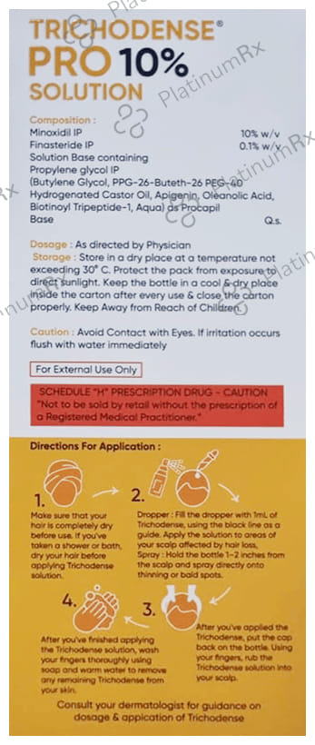 Trichodense 10% Pro Solution 60ml