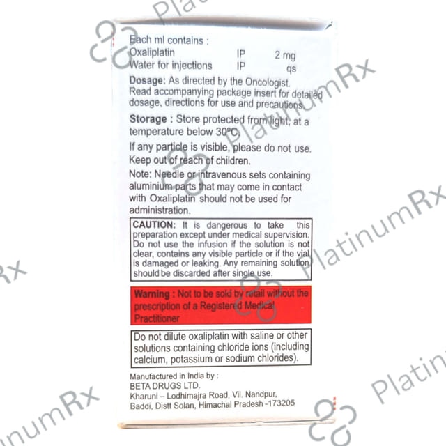 Mapsplatin 50mg Injection