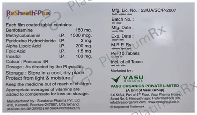 Resheath Plus Tablet 10s