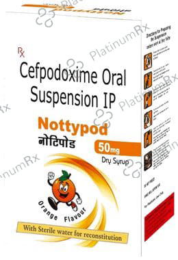 Nottypod 50mg Dry Syrup Orange