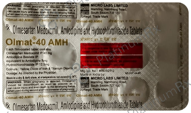Olmat 40mg AMH Tablet 15s