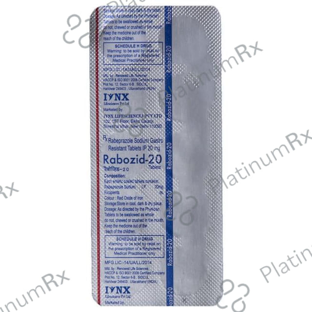 Rabozid 20 Tablet