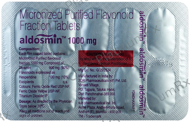 Aldosmin 1000mg Tablet 10s