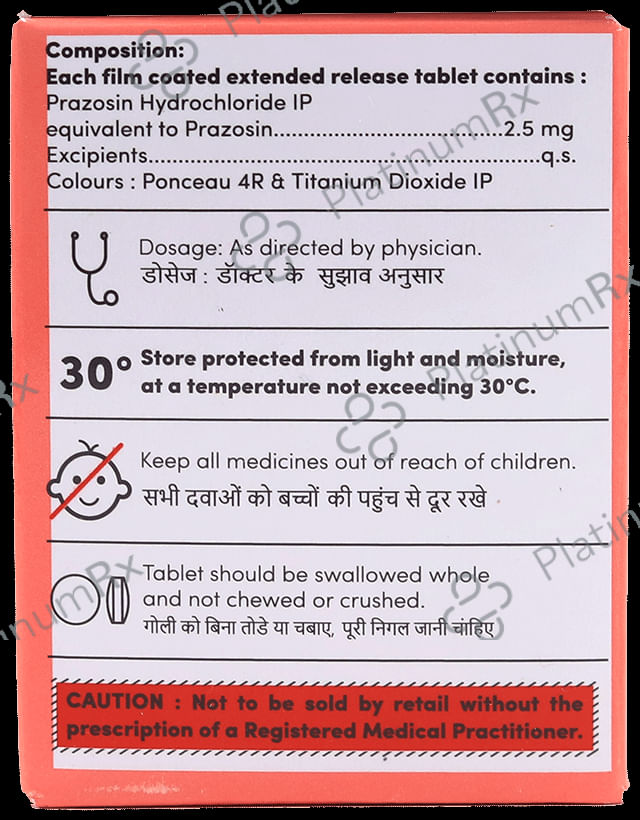 Goodazosin XL 2.5 Tablet