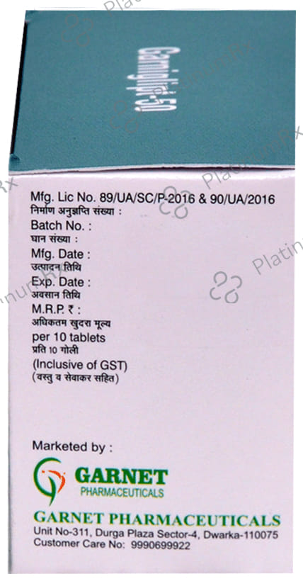 Garniglipt 50mg Tablet 10s