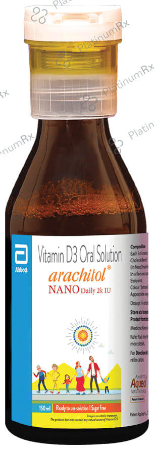 Arachitol Nano Daily 2K IU Sugar Free Oral Solution 150ml