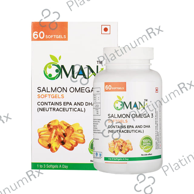 Oman Salmon Omega 3 Softgel 60s