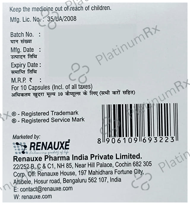 Rabiprox D 30mg/20mg Capsule SR