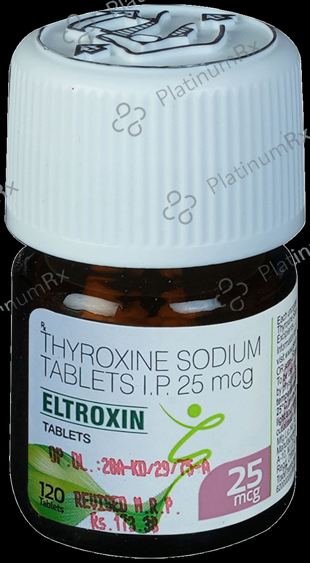 Eltroxin 25mcg Tablet 120s