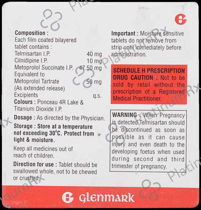 Telma LNB 50mg Tablet ER 10s