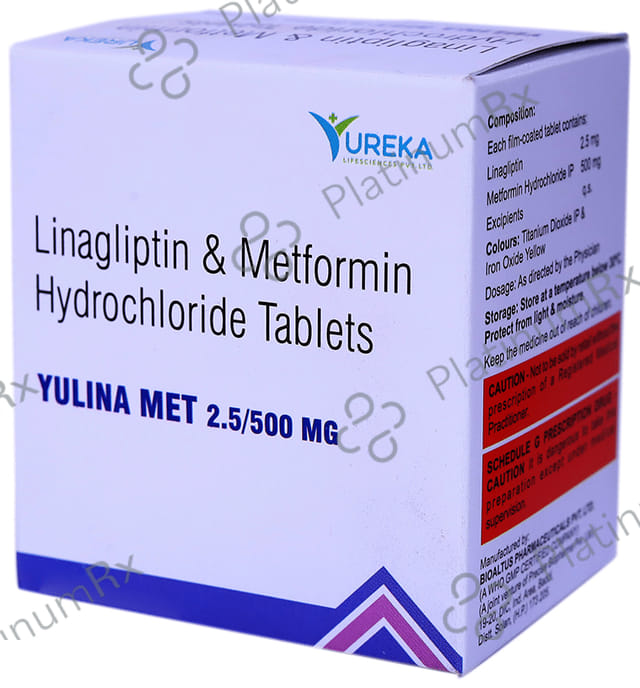 Yulina Met 2.5/500 MG Tablet