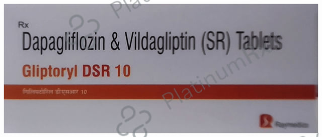 Gliptoryl DSR 10/100mg Tablet 10s