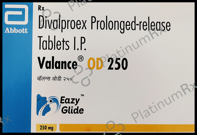 Valance OD 250mg Eazy Glide Tablet PR 15s