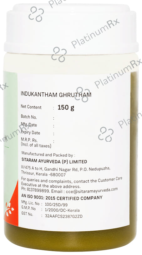Sitaram Ayurveda Indukantham Ghrutham