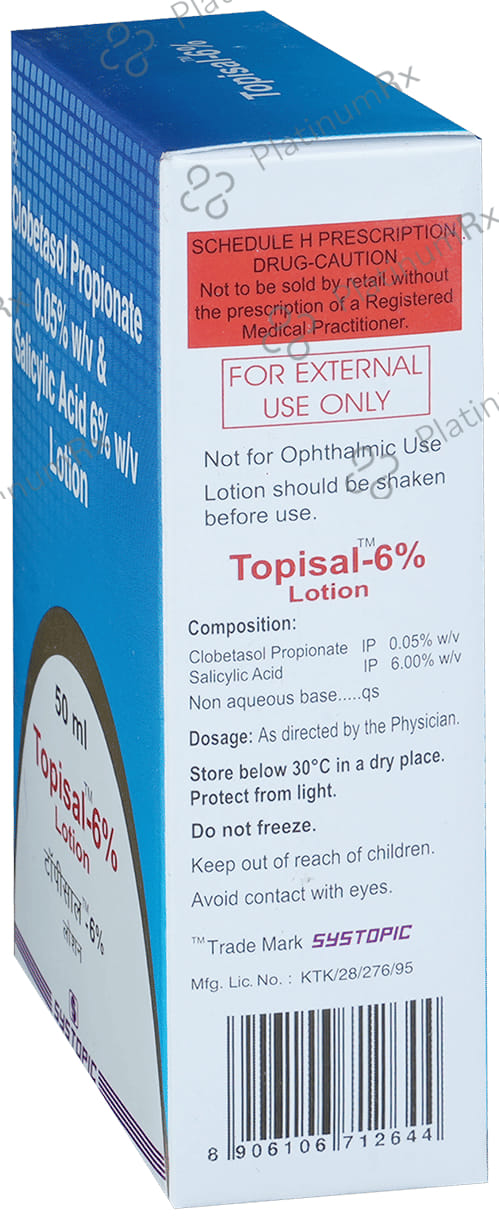 Topisal 6% Lotion 50ml