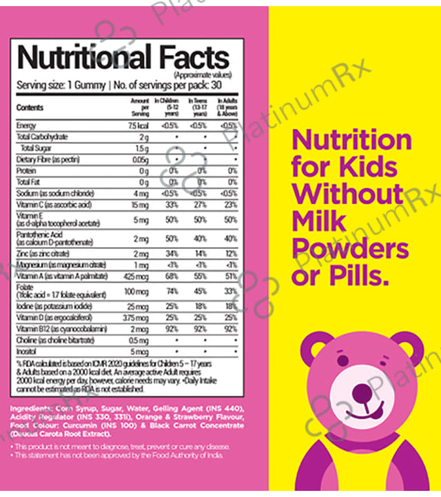 NutriBears Multivitamin Gummy 30s