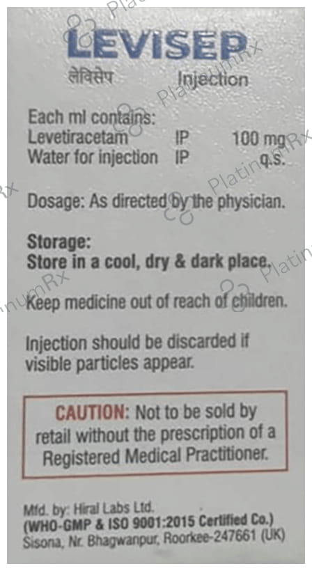 Livisep 100mg Injection 5ml