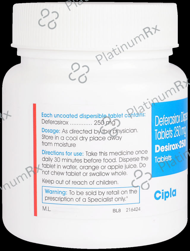 Desirox 250mg Tablet 30s