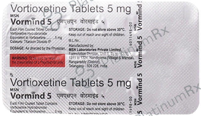 Vormind 5mg Tablet 10s