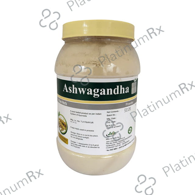 Jain Ashwagandha (Withania Somnifera) Powder 500 gm