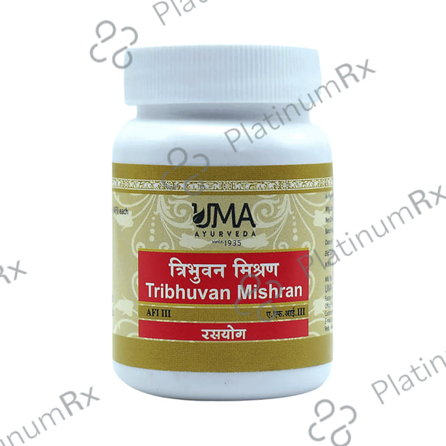 Uma Ayurveda Tribhuvan Mishran Tablet 40 tablets