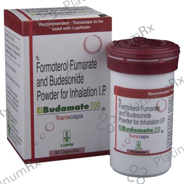 Budamate 200/6mcg Transcaps 30s
