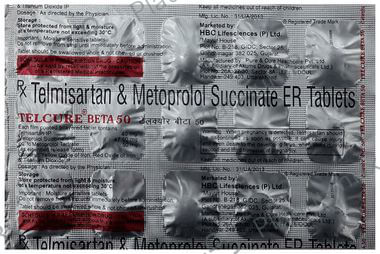 Telcure Beta 47.5/40mg Tablet ER 15s