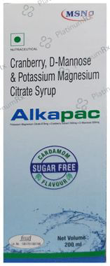 Alkapac Cardamom Sugar Free Syrup 200ml