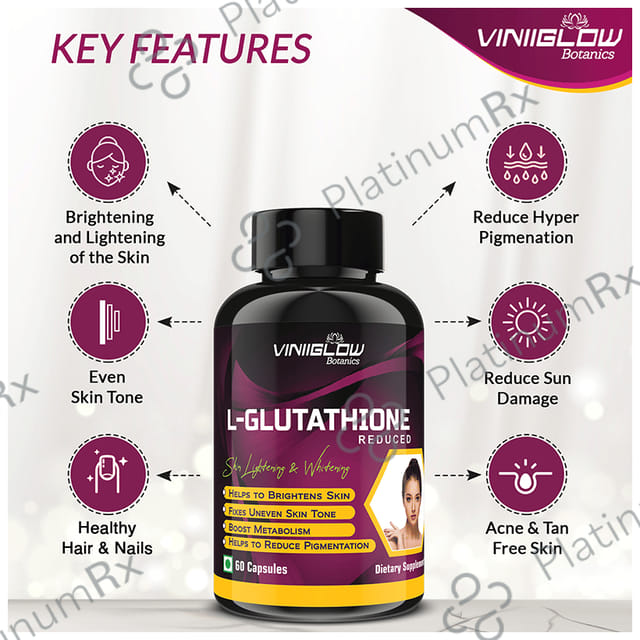 Viniiglow Botanics L-Glutathione Reduced Capsule