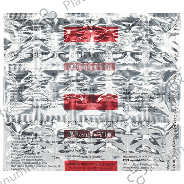 Rosufit CV 10/75mg Capsule 15s