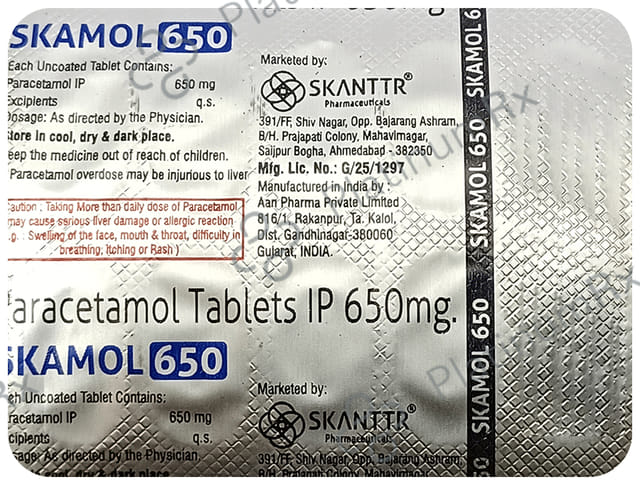 Skamol 650 Tablet