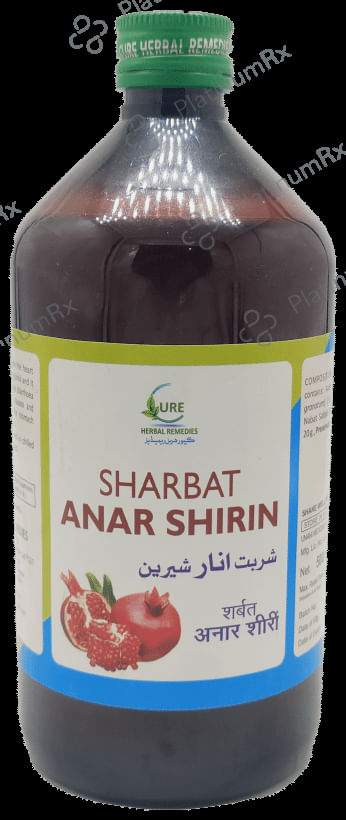 Cure Herbal Remedies Sharbat Anar Shirin