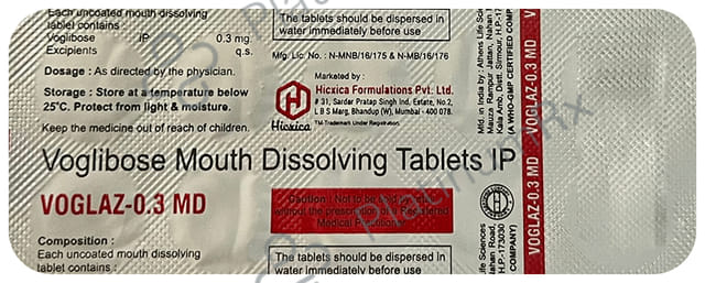 Voglaz 0.3 MD Tablet 10s