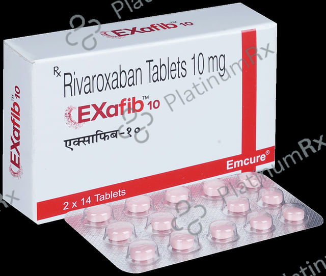 Exafib 10mg Tablet 14s