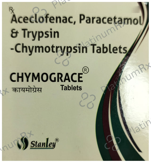 Chymograce 100mg/325mg Tablet