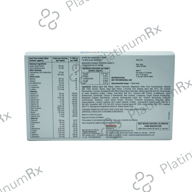 Zincitotal C Tablet 10s