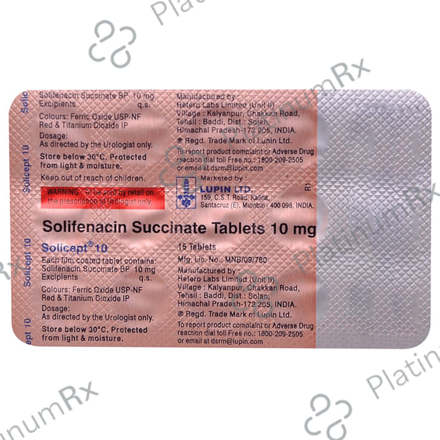 Solicept 10mg Tablet 15s