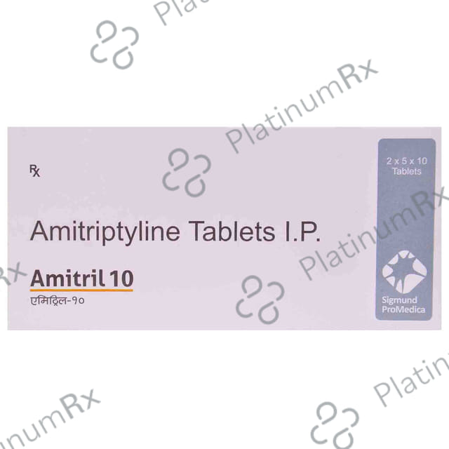 Amitril 10mg Tablet 10s